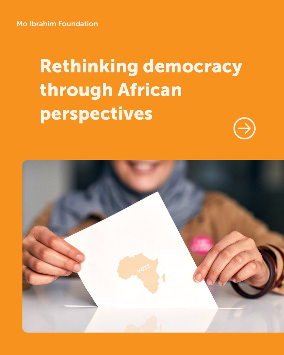 Mo_IbrahimFdn's tweet photo. 🗳️ Is Africa developing its own models of democracy?

Our new guest research brief by International IDEA (@Int_IDEA) finds that democratic preferences across the continent are often shaped by: Participation, Consensus, and Contextual Grounding.

Read here: https://t.co/aJRiyAbl7d https://t.co/2G8RPsFGyf