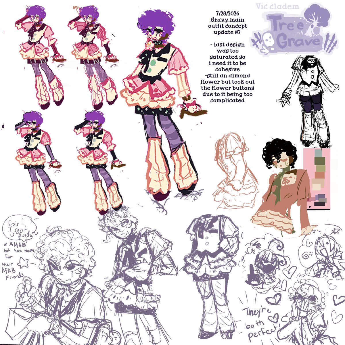 Vic_Cladem's tweet photo. Gravy main outfit concept update #2
I ended up not liking the ref sheet i made for Gravy so an update is needed.
#gravytreegrave #treegraveofficial #treegrave #ocart https://t.co/zFPyHv4LSF