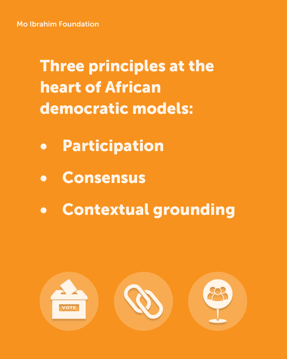 Mo_IbrahimFdn's tweet photo. 🗳️ Is Africa developing its own models of democracy?

Our new guest research brief by International IDEA (@Int_IDEA) finds that democratic preferences across the continent are often shaped by: Participation, Consensus, and Contextual Grounding.

Read here: https://t.co/aJRiyAbl7d https://t.co/2G8RPsFGyf