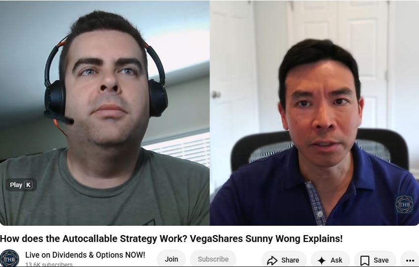 BootstrapBizInc's tweet photo. Powerful video from @THBFinance interviewing @VegaSharesETFs Co-Founder & Derivatives expert @SunnyWong111 discussing their innovative new ETFs $VAIE $ODTE $XSPC.
Watch Here: https://t.co/d37nujMCd2
#ODTE #0DTE #Autocallable #Autocallables #Derivatives https://t.co/duunR4xK9H
