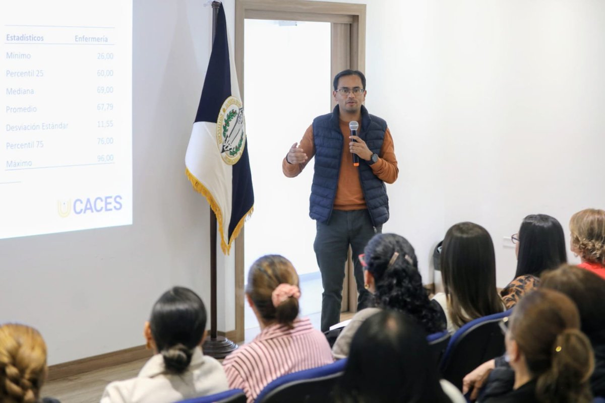 Caces_Ec's tweet photo. Tangya Tandazo, consejera del #CACES, junto a representantes de la carrera de Enfermería, lidera la entrega de resultados del EHEP.
Este proceso fortalece la mejora continua y la calidad de la educación superior del país. https://t.co/1p2tlFuguP