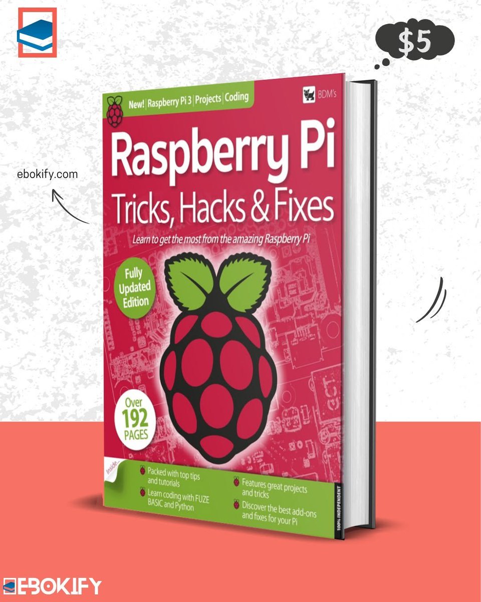 ebokify's tweet photo. Raspberry Pi Tricks, Hacks & Fixes Guides 2018
https://t.co/uYS6W3MNqt
๐ฅ Top 6 Raspberry Pi eBooks V1
https://t.co/QCvWo4rf2j
๐ฅ Top 6 Raspberry Pi eBooks V2
https://t.co/8iJMMKqB6j
#raspberrypi #raspberrypi5 #rpi5 #raspberrypipico #raspberrypizero #raspberrypi4 #raspberrypi3 #raspberrypi4b #RP2350 #IoT #IoTProjects #Microcontroller #EmbeddedSystems