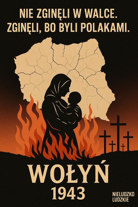 AnitaSchelde's tweet photo. Pan Minister @andrii_sybiha :
"Po raz kolejny apeluję do niektórych polskich polityków o zaprzestanie podsycania wrogości, która ostatecznie przekształca się w konkretne akty przemocy"

Panie Sybiha @andrii_sybiha ponieważ :
Historia najlepszą nauczycielką życia...dlatego ja Panu przypomnę historię podsycania wrogości która zakończyła się aktami przemocy ⬇️

Główni kreatorzy i wykonawcy podsycania wrogości i aktów przemocy :
- Stepan Bandera 
- Mykoła Łebed Ruban -  po internowaniu Bandery przez Niemców pełnił funkcję prowidnika OUN-B.
- Roman Szuchewycz Taras Czuprynka - dowódca UPA, autor prze­chwyconego przez Armię Krajową rozkazu o konieczności przyśpie­szenia likwidacji ludności polskiej w związku ze zbliżaniem się Ar­mii Czerwonej.
- Rostisław Wołoszyn Horbenka - zastępca Szuchewycza - Mykoła Arsenycz Mychajło - Szef Służby Bezpeky OUN - Dmytro Hrycaj Perebyjnis - szef sztabu głównego UPA - Wasyl Sidor Szelest - jeden z twórców UPA
- Roman Kłaczkiwśkyj Kłym Sawur - razem z Wasylem Sidorem orga­nizował oddziały na Polesiu, tworząc z nich pierwszy oddział UPA, który przystąpił od razu do mordowania ludności polskiej. W 1943 r. został dowódcą okręgu UPA-Północ, obejmującego swym zasięgiem cały Wołyń. 
- Leonid Stupnyćkyj Honczarenko, ppłk UNR - szef sztabu UPA-Pół­noc.
- Mykoła Omelusik, płk UNR - naczelnik oddziału operacyjnego, pla­nującego akcje eksterminacyjne.
- Wasyl Iwachiw, Som-Sonar, referent wojskowy OUN na Wołyń.

Jurij Stelmaszczuk "Rudy", dowódca Grupy UPA "Turiw" : W czerwcu 1943 r. Dmytro Klaczkiwski („Kłym Sawur”), dowódcę UPA-Północ przekazał mi ustnie tajną dyrektywę Centralnego Prowidu OUN o powszechnej fizycznej likwidacji całej ludności polskiej, zamieszkałej na terytorium zachodnich obwodów Ukrainy. Wykonując tę dyrektywę w sierpniu 1943 roku wraz z UPA wyrżnąłem ponad 15 000 Polaków w rejonach kowelskim, siedliszczańskim, maciejowskim i lubomelskim obwodu wołyńskiego. Robiliśmy to w następujący sposób: po spędzeniu całej ludności polskiej w jedno miejsce, okrążaliśmy ją i rozpoczynaliśmy rzeź. Kiedy już nie pozostał ani jeden żywy człowiek, kopaliśmy wielkie doły, zrzucaliśmy tam wszystkie trupy, zasypywaliśmy ziemią oraz, żeby ukryć ślady tego strasznego grobu, paliliśmy na nim wielkie ogniska i szliśmy dalej. Tak przechodziliśmy od wsi do wsi. Całe bydło, wartościowe rzeczy, mienie i żywność zbieraliśmy, a budynki i inne mienie paliliśmy".

Sprawozdanie Delegata Głównej Rady Opiekuńczej Śp. Leopolda Tesznara za luty i marzec 1944 r. dotyczące tylko kilku powiatów Małopolski Wschodniej :
„Mordy ukraińskie dokonywane na ludności polskiej przybrały w pewnych okolicach to samo nasilenie, jakie panowało w swoim czasie w Wołyniu, w powiecie kamioneckim, złoczowskim, lwowskim, brzeżańskim, czortkowskim, stanisławowskim zostały zmiecione z powierzchni ziemi całe wsie i osiedla polskie. Można już liczyć ofiary na tym terenie na kilka dziesiątków tysięcy".

Instrukcja kierownictwa wołyńskiej OUN-B, jesień 1943 r. :
a) Zniszczyć wszystkie ściany kościołów i innych domów modlitewnych.
b) Zniszczyć drzewa rosnące przy domach tak, żeby nie pozostały znaki, że kiedyś mógł tam ktoś żyć (nie niszczyć drzew owocowych przy drogach).
c) Zniszczyć wszelkie polskie domy, w których wcześniej żyli Polacy (jeśli w tych budynkach mieszkają Ukraińcy – należy je koniecznie rozebrać i zrobić z nich ziemianki); jeśli to nie będzie zrobione, to domy będą spalone i ludzie, którzy w nich żyją, nie będą mieć gdzie przezimować. Zwrócić uwagę jeszcze raz na to, iż jeśli ostanie się cokolwiek polskiego, to Polacy będą zgłaszali pretensje do naszych ziem".

Czasami napady były wspólną akcją ukraińsko- niemiecką. Przy­ kładem współdziałania Ukraińców z formacjami niemieckimi może być napad i zniszczenie wspaniałego i bogatego Sanktuarium Domini­kańskiego w Podkamieniu (na zdjęciu). Był to Klasztor zasobny i porównywalny je­dynie z częstochowską Jasną Górą. Po wymordowaniu we wnętrzach klasztoru kilkuset miejscowych Polaków oraz licznej grupy uciekinie­rów z Wołynia, którzy schronili się w tym świętym miejscu, lokalni banderowcy, współpracujący z 4. pułkiem policyjnym SS-Galizien, przez kilka dni ograbiali zniszczony klasztor - jeden z najzasobniejszych w precjoza i skarby sztuki na całych Kresach. Według ocalałych z pogro­mu kapłanów wartość zrabowanych skarbów klasztornych była niewyobrażalna (dzisiejsza wartość samych zrabowanych precjozów to : 30 000 000 $).

Efekt podsycania wrogości zakończony GENOCIDUM ATROX :
1. W wypadku danych z Wołynia niemal identyczna liczba zabitych osób płci męskiej i kobiet. Wskazuje to na brak obrony i działań ofensywnych, w których z reguły giną mężczyźni. 
2. Bardzo niska liczba rannych w stosunku do zabitych. 3. Obecność wśród ofiar dzieci poniżej 12 lat i osób powyżej 70-ciu lat.
4. Ponad 80% ofiar ginęło razem z bliskimi.
5. Unicestwianie całych wsi i osad polskich z mieszkańcami, a we wsiach mieszanych zabijanie polskich mieszkańców i niszczenie ich domów po uprzednim ograbieniu.
6. Polowanie na polskie ofiary w różnych miejscach : przy pracach polowych, na drogach, uprowadzenia do lasów itp.
7. Zabijanie przez Ukraińców polskich współmałżonków i wspólnych dzieci.

Krwawa rzeź ukraińska była zakrojona tak szeroko, że prawie żadna z Polskich Rodzin wołyńskich nie przeżyła bez strat. Należy też podkre­ślić, że chłopi polscy do ostatniej chwili trzymali się kurczowo swego dobytku i opuszczali go dopiero wtedy, gdy było już za późno na jaką­kolwiek sensowną i zorganizowaną ewakuację. Przygotowana i przeprowadzona przez Ukraińców eksterminacja nie dawała ofiarom większych szans na przeżycie. Zbrodni dokonywano nocą i we wczesnych godzinach rannych; dlatego osoby, którym udało się ujść mordercom, uciekały często nawet bez odzieży i obuwia. Była to tzw. "Ucieczka z duszą". Wielu Polaków podczas zimy zamarzło. Nawet wte­dy, gdy ocaleni cokolwiek uratowali, musieli ostatki mienia porzucić, bo inaczej nie przeżyliby długiej drogi w terenie opanowanym przez zorga­nizowane grupy napastników, którzy osaczali i nękali przemieszczających się ludzi. Dlatego było regułą, że uchodźcy wołyńscy przybywali do miast jako kompletni nędzarze. W miastach z kolei panował głód i choroby, bo zbrodniarze z OUN-UPA mordowali każdego, kto chciał wrócić do swego gospodarstwa po żywność, a sami zakazali Ukraińcom pod karą śmierci sprzedawać jedzenie Polakom.

Zniszczone i wymordowane wsie i osiedla polskie na Wołyniu w latach 1942-44 :
Ukraińcy - 1067
Niemcy - 37
Przetrwały - 66

Teraz Pan rozumie Panie @andrii_sybiha jak się zakończyło "podsycanie wrogości" ❓❓❓

Źródło : 
Archiwum Akt Nowych, sygnatura 75, strona 27-30. 
prof. Grzegorz Motyka - "Antypolska akcja OUN-UPA 1943-1944. Fakty i interpretacje".
Polacy-Ukraińcy 1943-1945. "Antypolska akcja" OUN i UPA Bandery. Rzeź wołyńsko-galicyjska w dokumentach ukraińskich - katalog wystawy Lublin 2013. 
Wołyń 1943 – Rozliczenie, materiały z konferencji. Warszawa 2010 r.
Archiwum Akt Nowych - Sygnatura AAN, 203/XV/42.  Zespół Archiwalny AK, Jednostka XV. „Antypolska akcja nacjonalistów ukraińskich w Małopolsce Wschodniej i na Wołyniu w świetle dokumentów Rady Głównej Opiekuńczej 1943–1944” pod redakcją Lucyny Kulińskiej i Adama Rolińskiego.
Czesław Piotrowski - "Zniszczone i zapomniane osiedla Polskie oraz Kościoły na Wołyniu".
Biblioteki Zakładu Narodowego im. Ossolińskich - numer jednostki archiwalnej 16722/2. Karta 97.

Wszystkich którzy się BRZYDZĄ podsycaniem wrogości i aktami przemocy, zachęcam do wspierania pani od historii i naszej Szkoły ✌️ https://t.co/uYX0ELDkuR