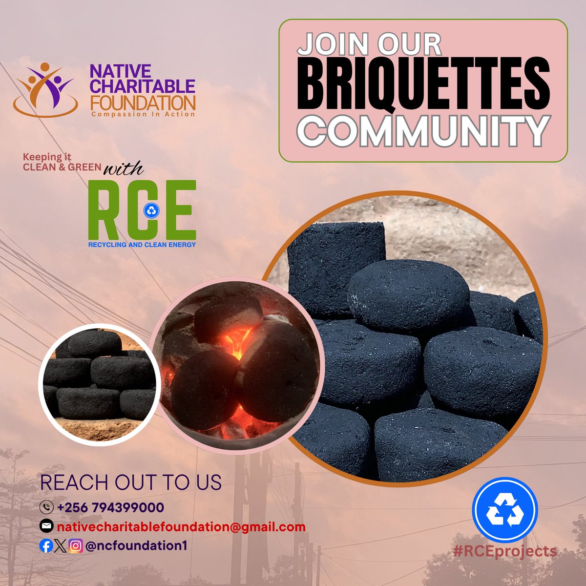 ncfoundation1's tweet photo. Join our Briquettes Community today.
Learn how to make them to save more and protect our environment.
keeping it Clean and Green ♻️♻️♻️

#Supportaprogram #cleanenergy 
#championingcommunities #briquettescharcoal https://t.co/oqhMTnhUyv