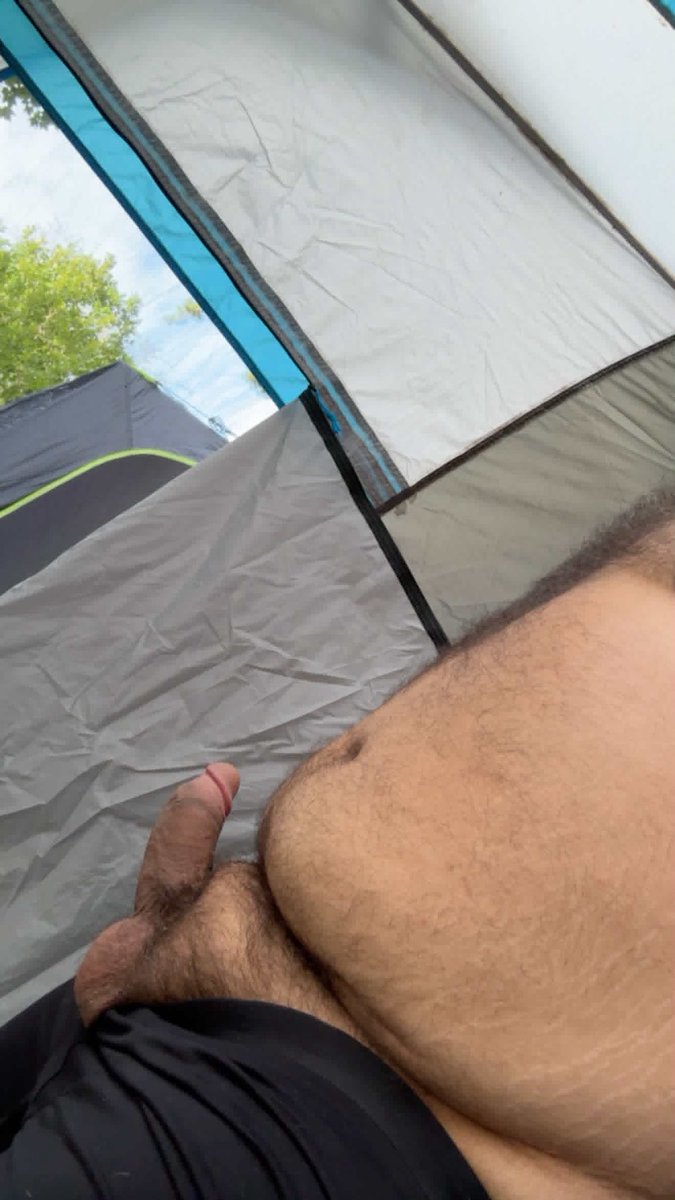 THEGLORYBEAR's tweet photo. Wanna sit around the campfire and see who’s weenie has more girth? https://t.co/7vu2hzRg5u