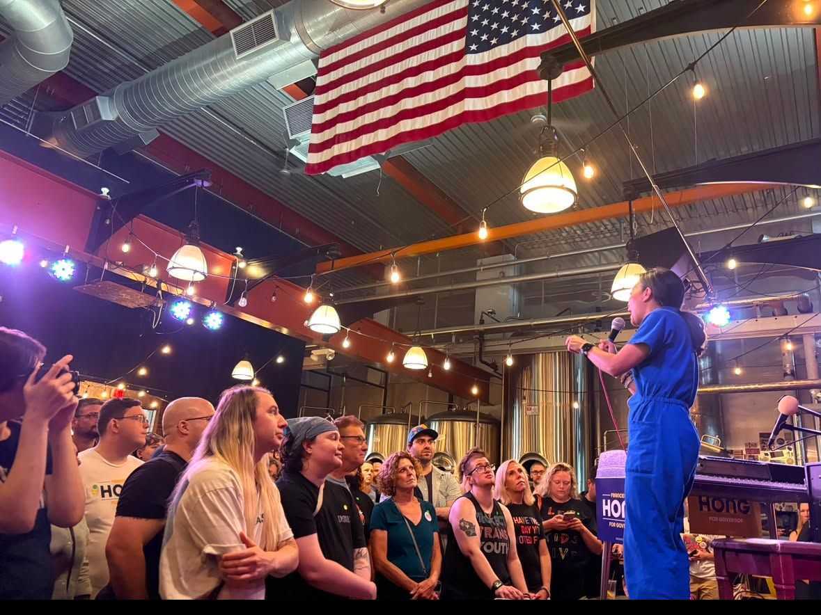 FrancescaHongWI's tweet photo. People keep asking if Wisconsin is ready to elect a democratic socialist governor. But in my conversations with voters, people care less about labels and more about ideas, values and solutions. There's only one majority in Wisconsin, and that's the working class. https://t.co/bIORa3MNUd