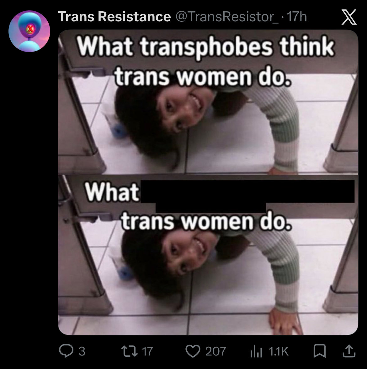 transphobe cope 🏳️‍⚧️🏳️‍⚧️ tweet media