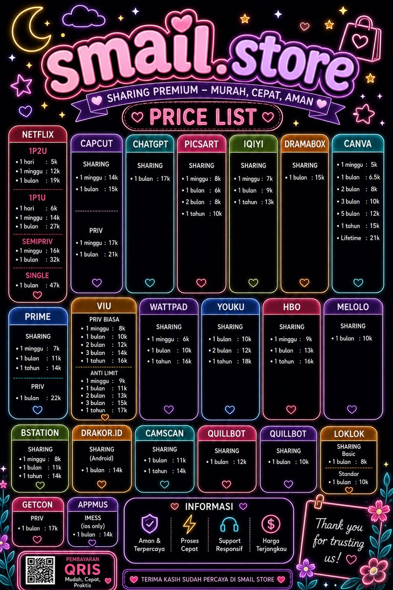 glidter's tweet photo. WTS WTB APK PREMIUM GARANSI

nètflìx cànvà vìu wètv vìsìòn+ ìqìyì lòklòk hbò bstàtìòn yòùkù dìsney+ prìmè vìdèò càpcùt scrìbd pìcsàrt mòvìèbòx yòùtùbè duólìngó wàttpàd gràmmàrly meitu vìdìó
Cp https://t.co/NcKzoloEE4
#zonauang https://t.co/wO946O47nC
