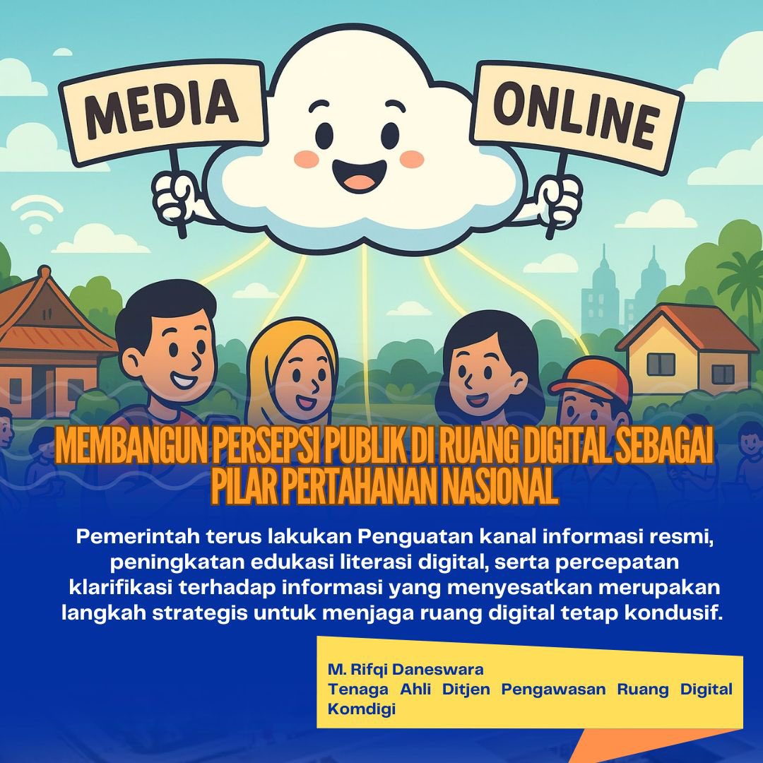 VeYunanda's tweet photo. Ruang digital yang sehat adalah fondasi penting dalam memperkuat ketahanan nasional. Mari tingkatkan literasi digital dengan mengutamakan informasi dari sumber resmi, memverifikasi setiap informasi.

#LiterasiDigital #RuangDigitalSehat #LawanHoaks #CekFakta https://t.co/csI5zd3aGV