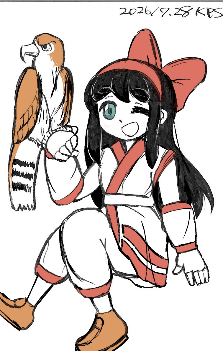 smallaxe0329's tweet photo. 色塗り修正はクリスタにしたナコルル #格ゲーキャラ描こうぜ #アナログ #つけペン https://t.co/JO11UfOCEZ