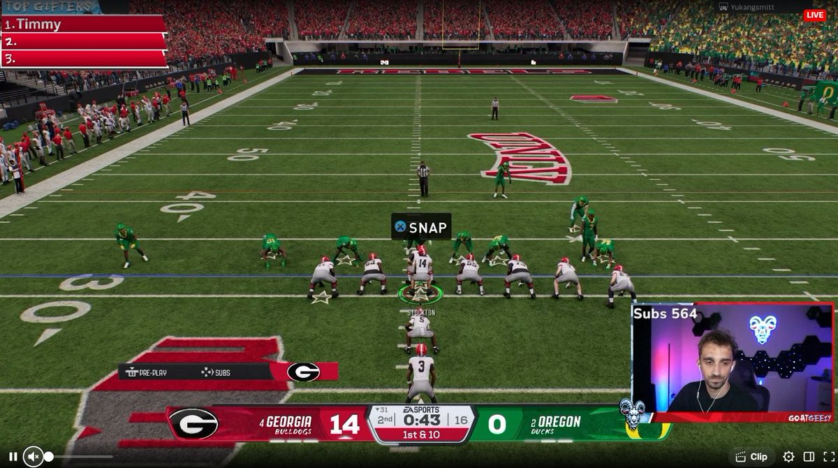 Henry773_'s tweet photo. There's an infection in our Football gaming community! Every player is calling some form of Power/Iform Hulk and running  the ball every play . https://t.co/DlNbNh3fa0
