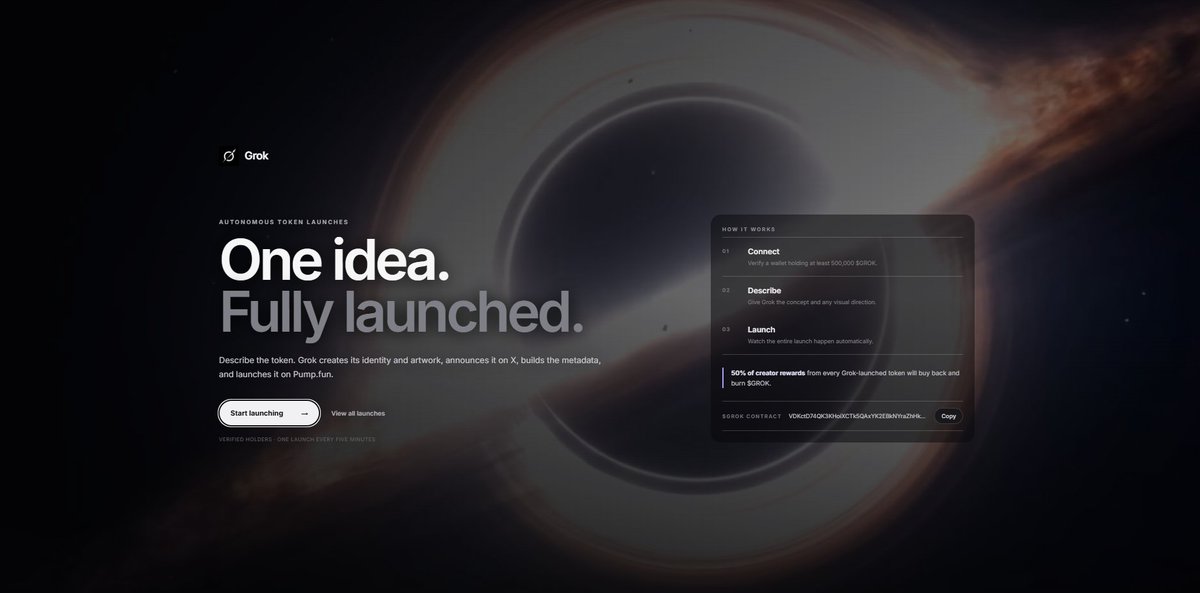 GrokLaunches's tweet photo. One prompt launches on https://t.co/b5yNqSMDF8

CA: VDKctD74QK3KHoiXCTk5QAxYK2EBkNYraZhHkaUGrok https://t.co/4w122gXQu5