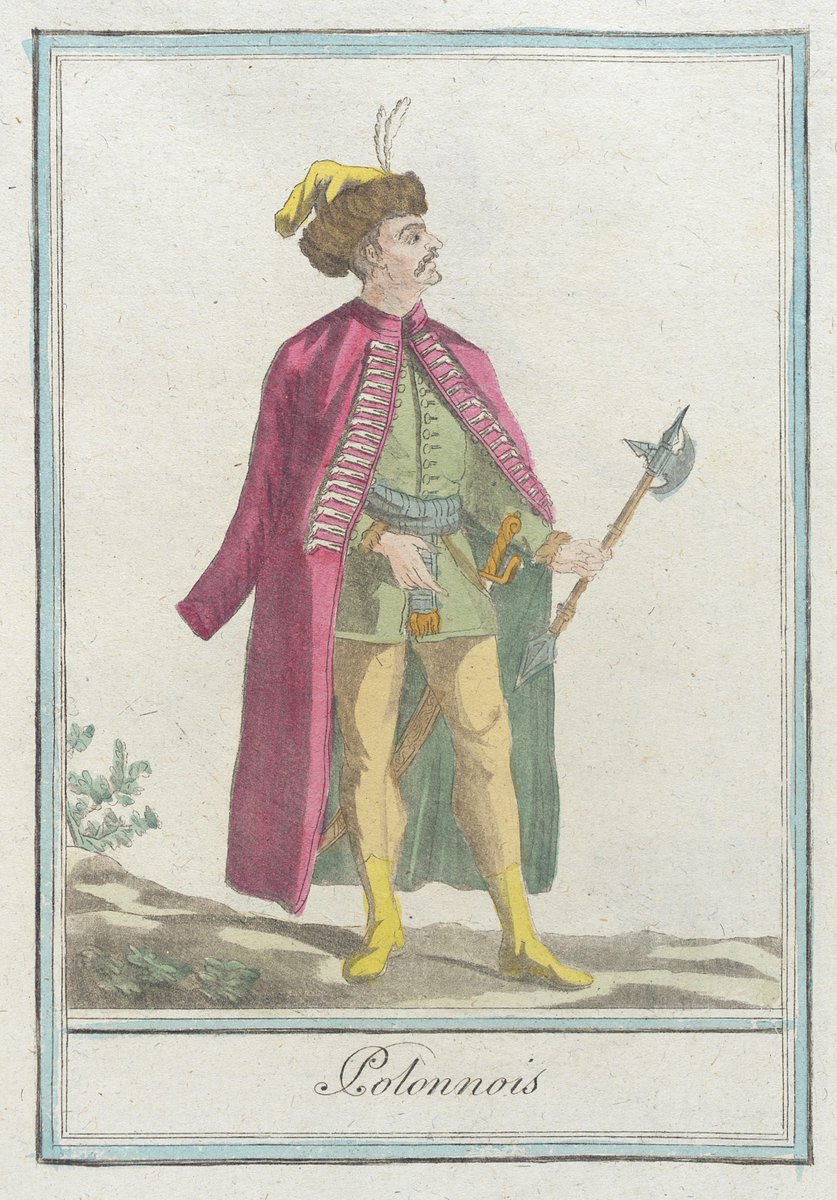 nihilismisok's tweet photo. L. F. Labrousse's illustration of a Kabardian and a Polish in traditional costumes from ''Costumes de Différents Pays'', 1797.
#Poland & #Circassia https://t.co/3G2ip0gnis