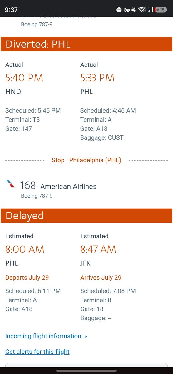 bxckupprinter's tweet photo. What kind of joke is this? You divert my flight then dont provide lodging. The bags have been on the tarmac 7 HOURS and we are not allowed to get them so I can rent a car or go anywhere for the night. I cant even get a new boarding pass for tomorrow's flight.
@AmericanAir https://t.co/kbsU4le7Lc