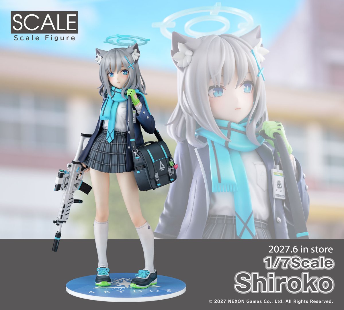 Phat_official's tweet photo. ☆PRE-ORDER 2days left ! ☆
1/7 scale figure of Shiroko 
from Blue Archive
⇒https://t.co/oxXEFeAVyM

Pre-orders open until Aug 5, 2026 (Thu)! 

#BlueArchive https://t.co/WLQNcf4iHE