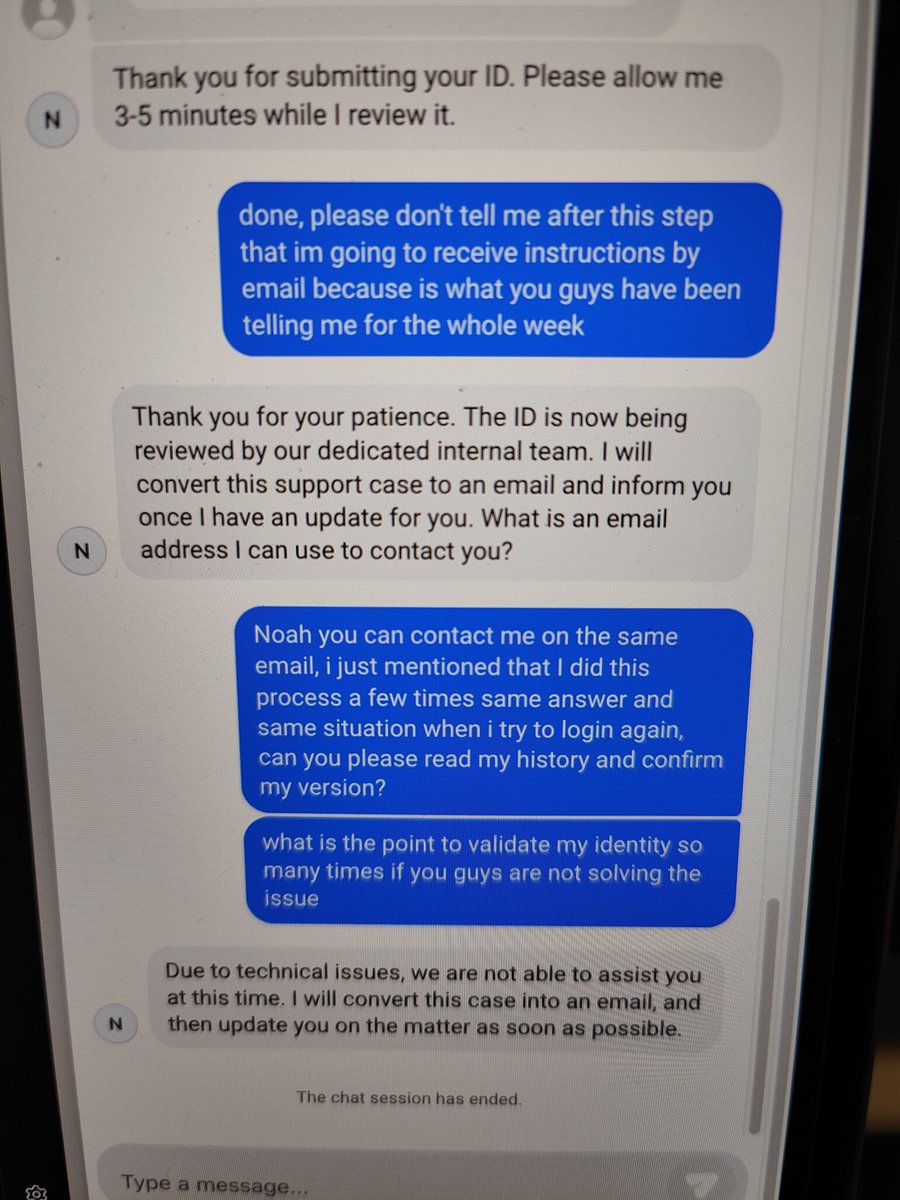 mroblerop's tweet photo. This is how @Meta users support looks like, account #hacked some how someone changed all my contact details with out receiving confirmation or notifications "probably #Meta safety issue" and then the technical support give the same answers. Validated my identity many times https://t.co/D7GsNXM8S5