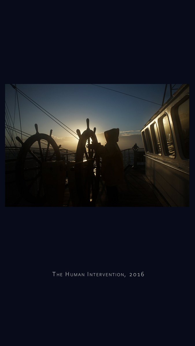 Mashkova_'s tweet photo. The Human Intervention.

Artwork framed against a deep dark background board. Extreme tonal contrast isolates the golden solar glow, ship cabin windows and the young female in a hood. Moody art for modern luxury interiors
#FineArtPhotography #Seascape #Minimalism https://t.co/AcVgBnjeHx