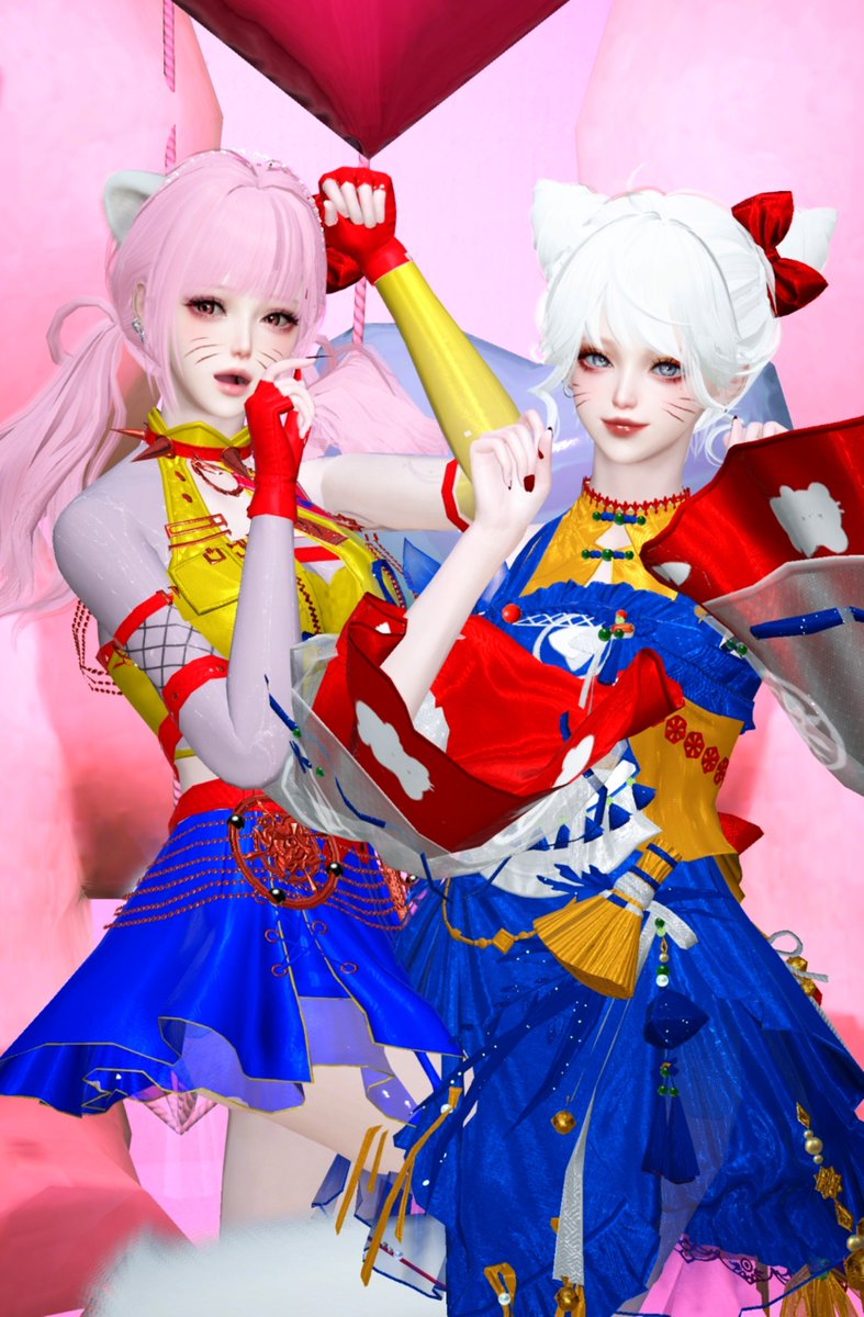 kingyo_108's tweet photo. キティちゃんごっこ୨୧=・·・=୨୧

てんなちゃんと一緒に、キティちゃんごっこをして遊んだの😆︎💖
てんなちゃんはもちろん、荘園もとっても可愛くて…金魚、すっかり夢中になっちゃいました˚ʚ⸜(˶°꒳°˵)⸝ɞ˚

素敵な時間をありがとう🫧 https://t.co/KAOrXFROIL