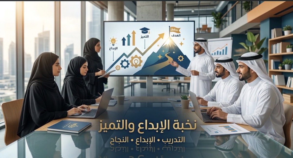 lgGrfk's tweet photo. علمتني النخبة أن البيئة الإيجابية تنبت النجاح وأن العطاء والإخلاص جناحا التميز و أن الإبداع ثمرة الإرادة والإصرار.وفي عالم التدريب لا مكان للمستحيل؛ فكل حلمٍ يؤمن به صاحبه يصبح هدفًا يُنجز وخطوة تُصنع بها القمم🌱✨
#علمتني_النخبة @Nukbah20 
#التدريب #التميز #الإبداع
#أثر_النخبة https://t.co/xBAfJ6XWou