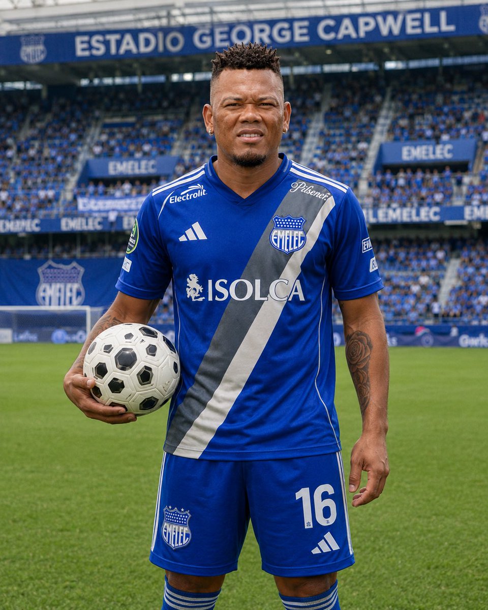 RonaldPin_'s tweet photo. 🔵⚡️Jefferson Valverde, 27 años, medio centro ofensivo, actualmente en @DelfinSC, podría reforzar la plantilla de @CSEmelec 2026. 

Con LDU, fue campeón de la copa sudamericana 2023 y Bi campeón 2023/2024 del campeonato nacional. 

@JCRadioSports_  / @doble5ec https://t.co/o1mdoLiq0J