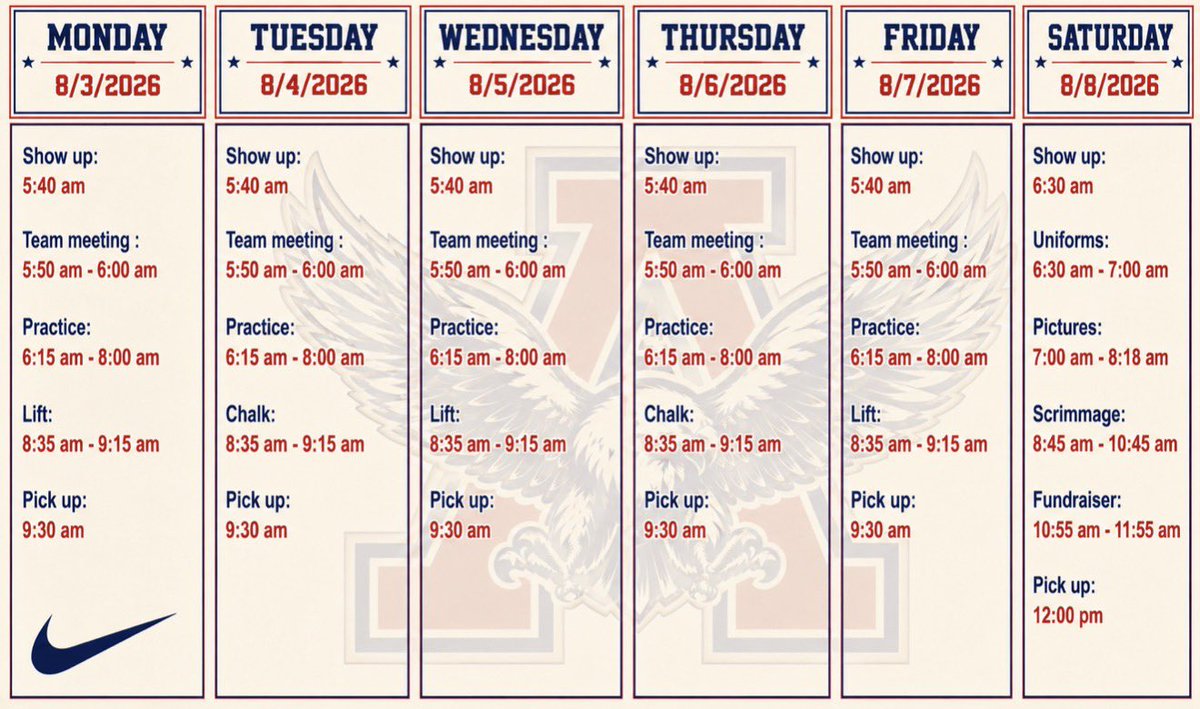 CoachShawD's tweet photo. The road ahead won’t be easy, and that’s exactly why we are excited. 🅰️🆙
#FreshmanCamp #EmbraceIt https://t.co/I3g1hdDxTb
