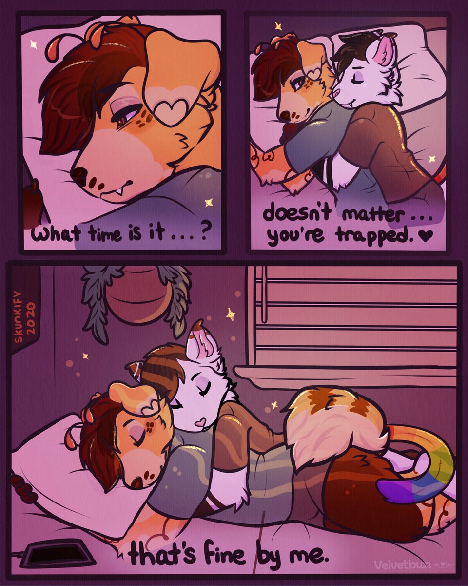 Velvetbun16's tweet photo. trapped in love <3 @BeeDogChase https://t.co/2bPW0sY9zm