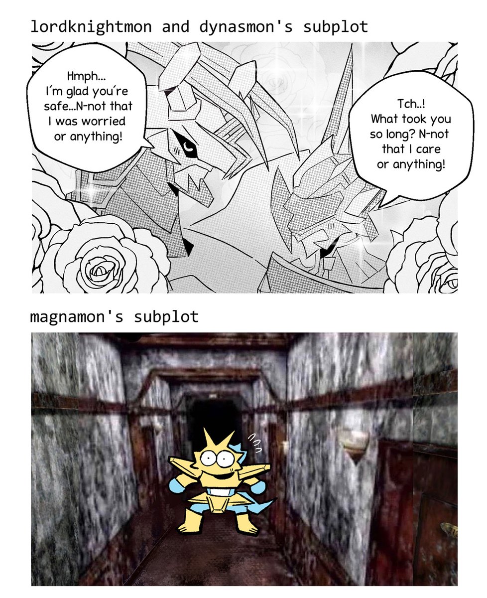 digipuri's tweet photo. the new century rapidmon x story event is crazy what do you mean magnamon dies and goes to hell https://t.co/dI1wStQk3Q