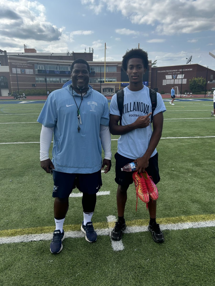 TamirWaters10's tweet photo. Thank you @NovaFootball and @CoachD_Johnson @devine_sean for the chance to compete at your camp. https://t.co/6YZgbt5HzH