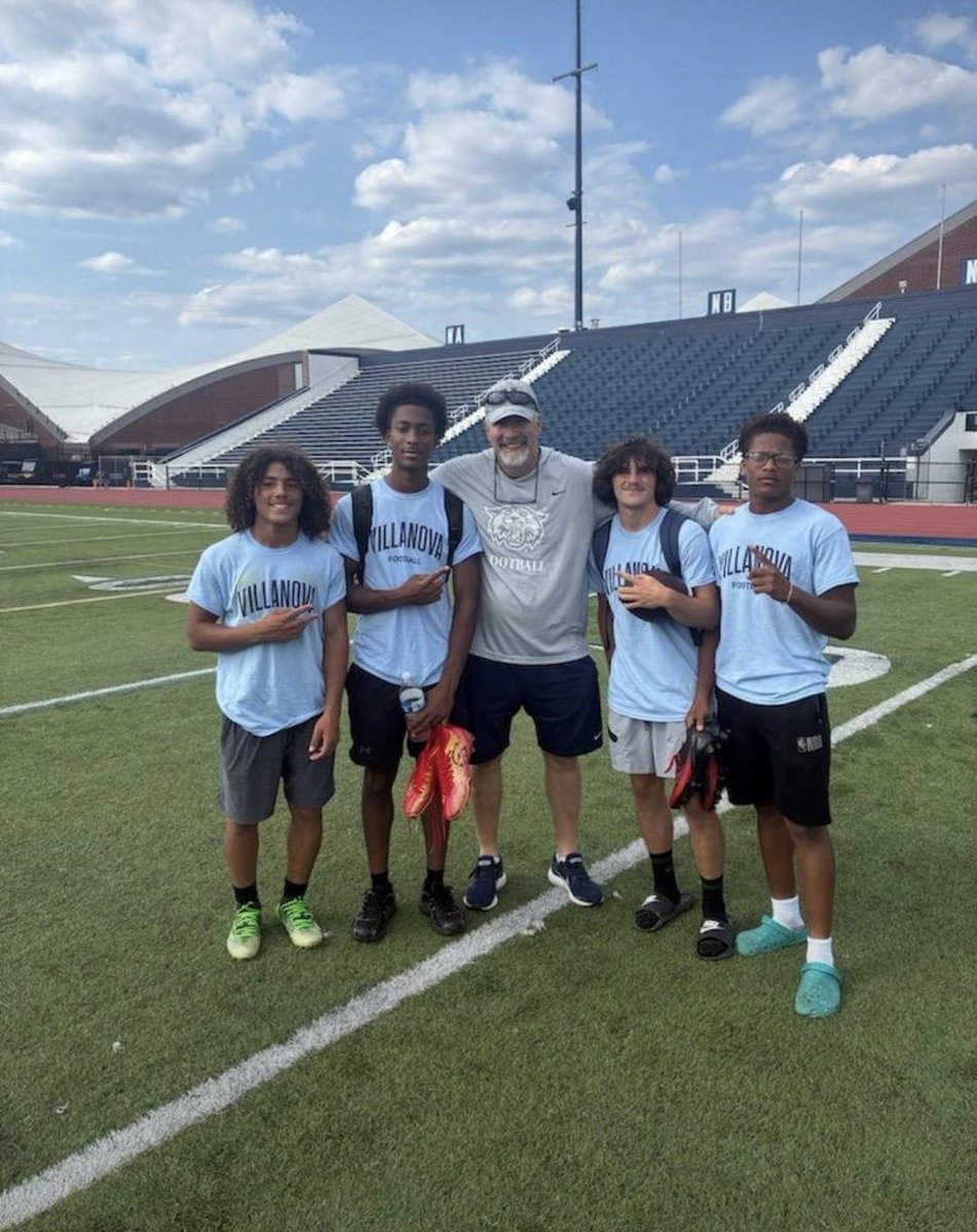 TamirWaters10's tweet photo. Thank you @NovaFootball and @CoachD_Johnson @devine_sean for the chance to compete at your camp. https://t.co/6YZgbt5HzH