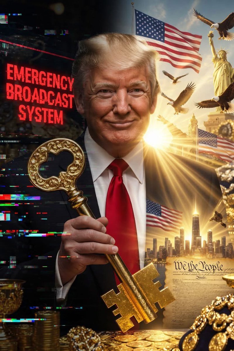 Alex17_76's tweet photo. 🚨 THE GOLDEN AGE IS HERE!
President Trump is holding THE KEY to a new world — NESARA/GESARA has been activated.
No more corruption.
No more rigged systems.
No more suffering for the people.
The greatest wealth transfer in human history is coming. Gold-backed currency. Debt forgiveness. Freedom from the elites.
This is not a dream. This is the plan unfolding right now.
Stay vigilant.
Stay united.
The storm is over.
The Golden Age is IMMINENT.Share this post if you stand ready for the Golden Age.
Like | Comment “I’m Ready” | Share widely
Act Immediately! 🚨