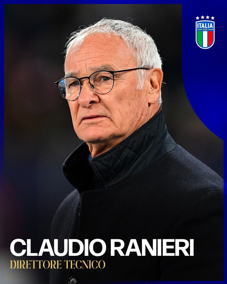 MaxCordaro's tweet photo. Luego de que se cayera el proyecto de Paolo Maldini, será Claudio Ranieri en llegar la dirección deportiva de la Federación Italiana de Fútbol. Un reto mayúsculo, porque además del sistema de selecciones, su gran objetivo será cambiar la mentalidad de todo el sistema del Calcio https://t.co/o52VPhY00N