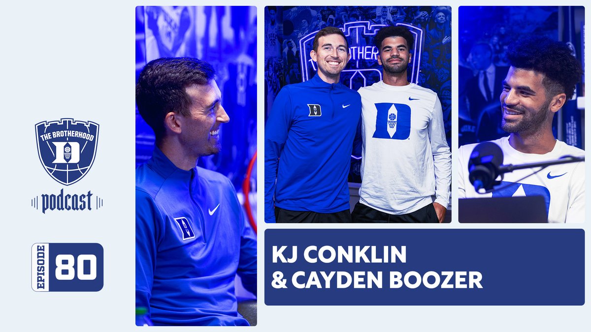 DukeMBB's tweet photo. new pod! Get to know new assistant coach, KJ Conklin!

WATCH: https://t.co/29pb0veabn https://t.co/DVAJYjyQnB