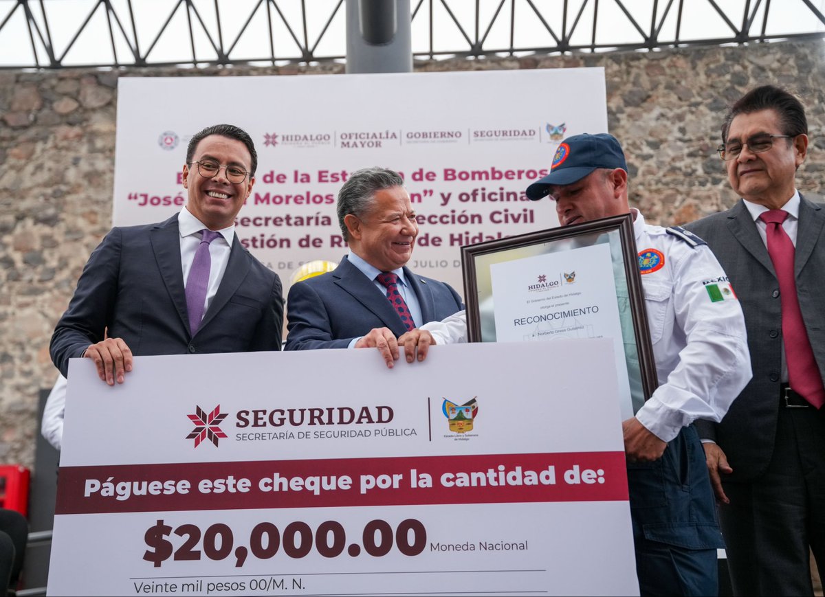 juliomenchaca_'s tweet photo. ¡Recuperamos y transformamos espacios para ponerlos al servicio del pueblo hidalguenses! 🫵🏼

Hoy entregamos la Estación de Bomberos "José María Morelos y Pavón" y las nuevas Oficinas de la Subsecretaría de Protección Civil y Gestión de Riesgos, que permitirán una atención más rápida y eficiente ante cualquier emergencia. 🚒

#PrimeroElPueblo