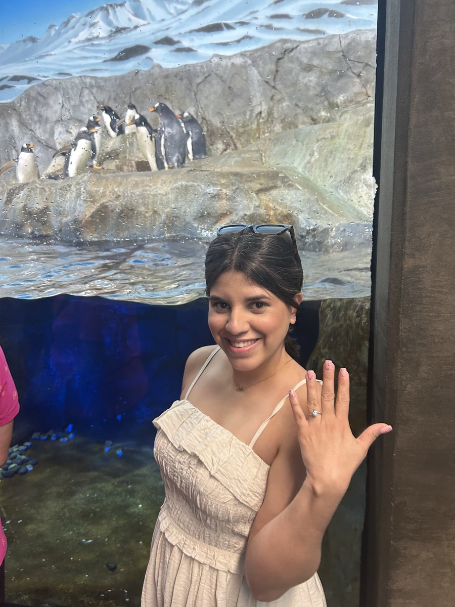 JoshKloc's tweet photo. Thank you @TNAquarium for being the best spot to propose to my now fiance! https://t.co/AWynhrg3mi