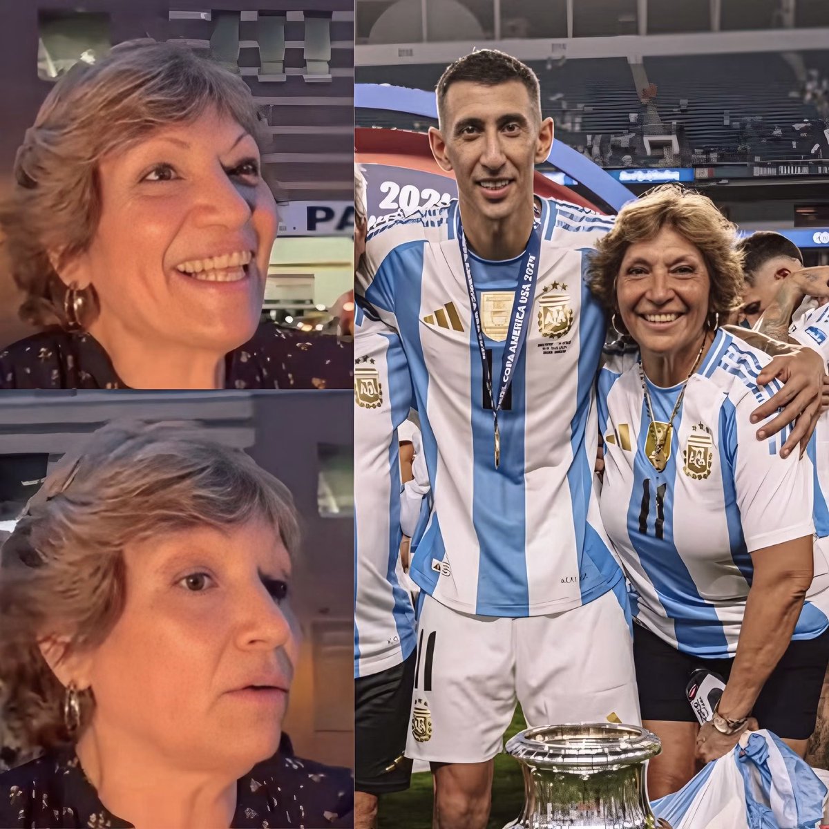 MotivacionesF's tweet photo. DIANA HERNÁNDEZ (madre de Ángel Di María):"Un día el técnico quiso hacer limpieza en el equipo, y me dijo: Angel es un chico que no cabecea, es flaco y todos lo tiran. Necesita buscar otro club para su hijo”.

Yo no estuve de acuerdo y le dije que yo de acá no me muevo, y me dice "pues no jugará", pues que no juegue entonces, pero él aquí seguirá practicando

Lo llevaba junto con su hermanita en bicicleta a practicar, era un viaje largo por el barrio de 30-40 minutos, era peligroso pero lo hacía FELIZ"

Toda Argentina debe agradecer a la mamá de Di María por su sacrificio.