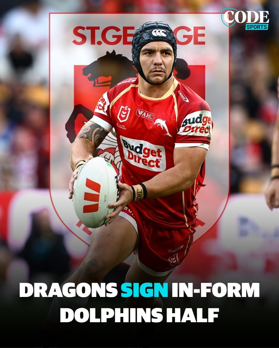 telegraph_sport's tweet photo. 🚨 NEW DRAGONS SPINE SET 🚨

St George Illawarra’s scrumbase will be fighting for their futures in 2027, with the club set to field a new-look spine following the signing of Kodi Nikorima.

Story ➡️ https://t.co/A122LuKacn https://t.co/raF9FssqiZ