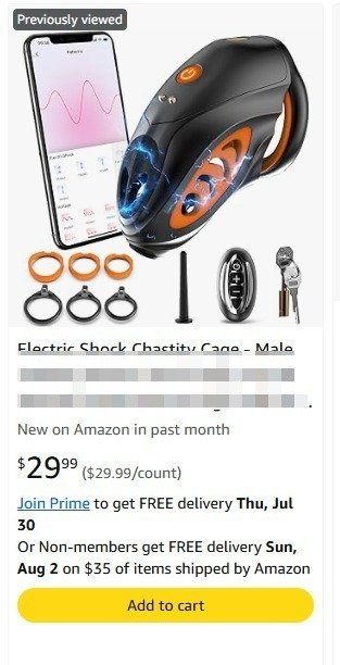 ennasextoy's tweet photo. keywords is: chastity cage
Only US 
Refund after review https://t.co/k2lEUhhcvQ