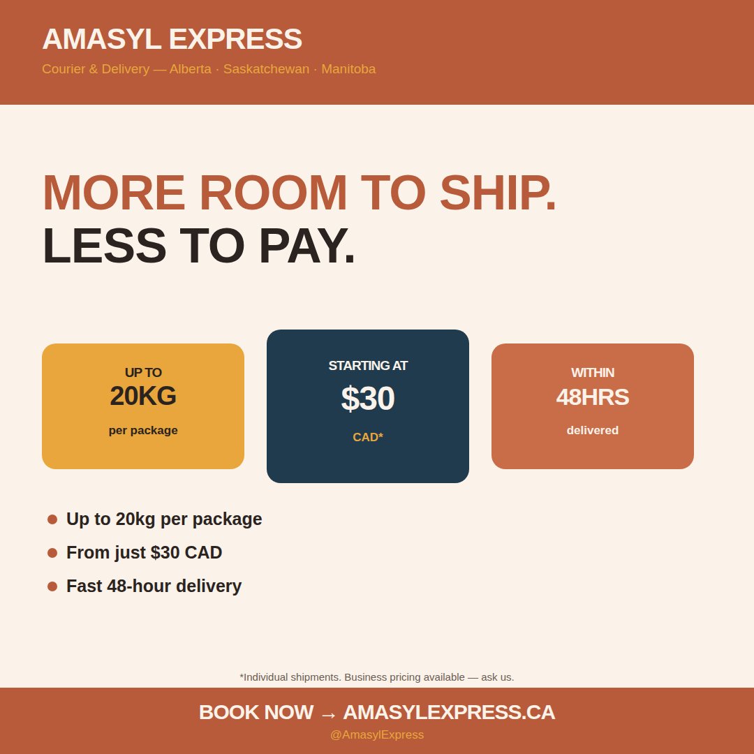 Amasylexpress's tweet photo. We are LIVE.
You can ship so much for less without having to leave your house. hurry to https://t.co/q7LQt07WZN and make your booking. #FastShipping #ReliableService #shipping https://t.co/kopjwXpM3i