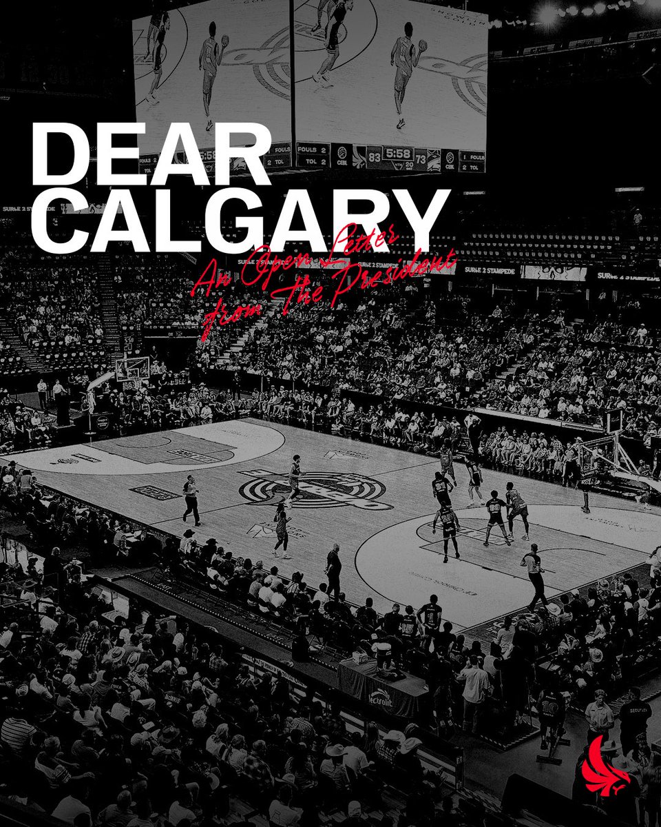 CalgarySurge's tweet photo. DEAR CALGARY.

Read an open letter from Team President Dylan Howe to our team’s fanbase and the broader community.

On Friday’s season finale at WinSport, we have one final opportunity to celebrate together. We’ll see you there❤️

READ MORE: https://t.co/Pw3KsdoNBj https://t.co/WjKxSXAJWB