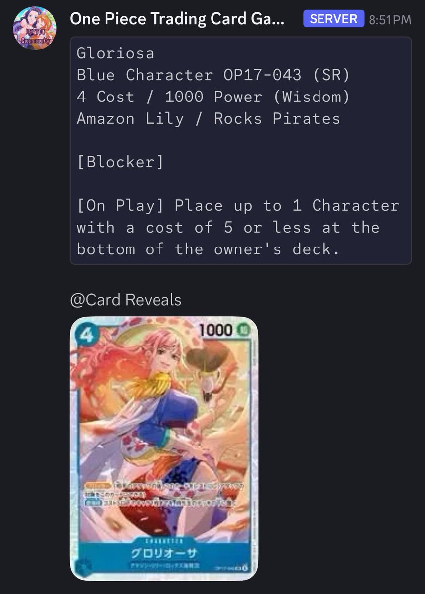 sormiltcg's tweet photo. Shakky confirmed as the blue leader for op17 ‼️ https://t.co/QipjZxd13n