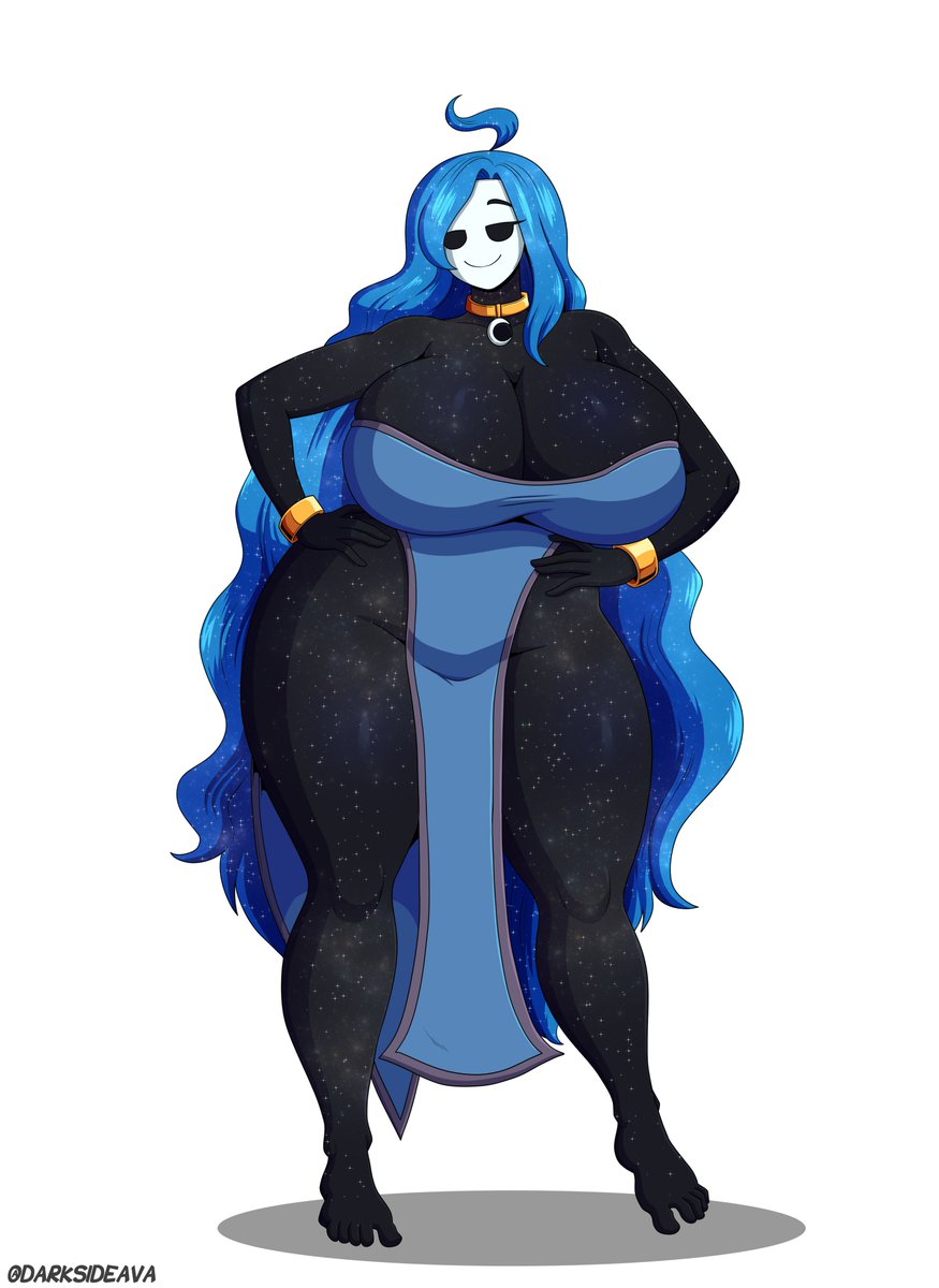 Sabath_Industry's tweet photo. Thanks to a lovely gift from @DumbNellie. You adorable little worshippers can now add another beautiful image to your shrines of me~💋

Make sure to say thank you to them, alongside the artist, and a stammer and wave of love to me~💋

[Art by the talented @DarkSideAv] https://t.co/kn6clt4A5n