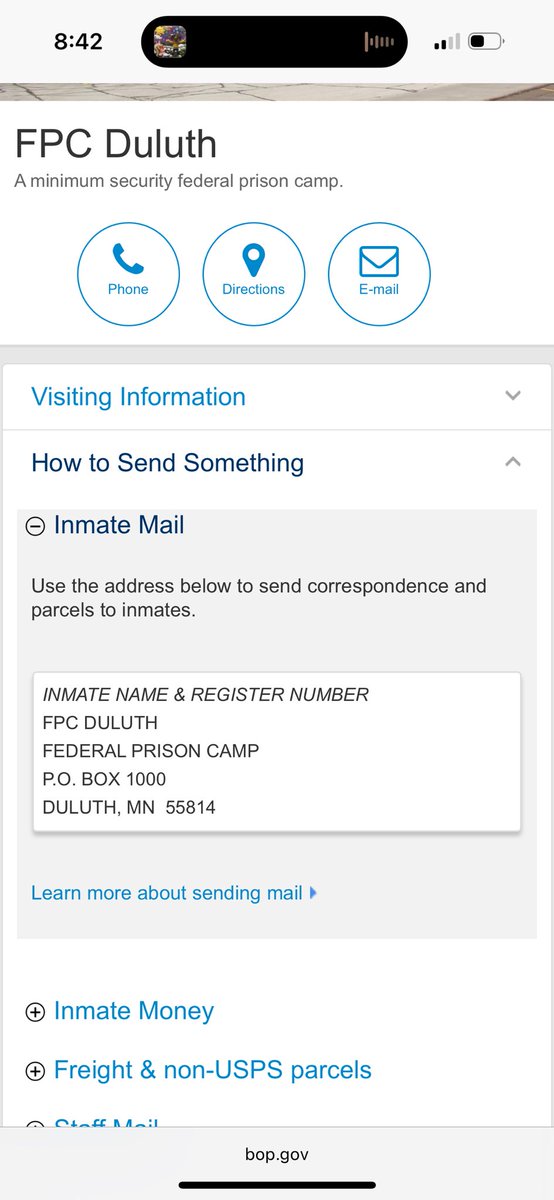freelilshine's tweet photo. if anyone would like to write to shine, send the mail here. His register number is 53991-511 https://t.co/XjVqXAzugc