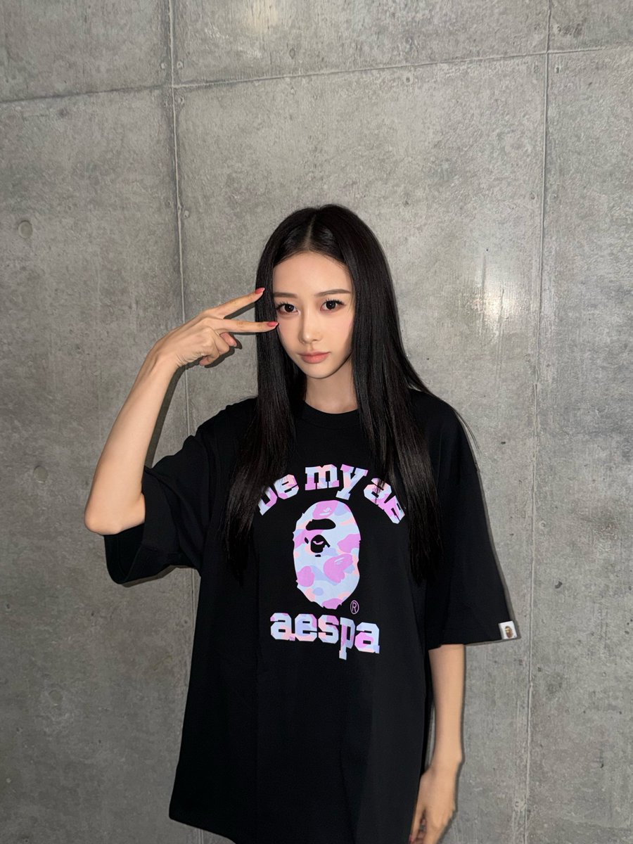 aeriminded's tweet photo. 260729 aespa x BAPE

#GISELLE #지젤 #ジゼル https://t.co/A08zdLaBRc