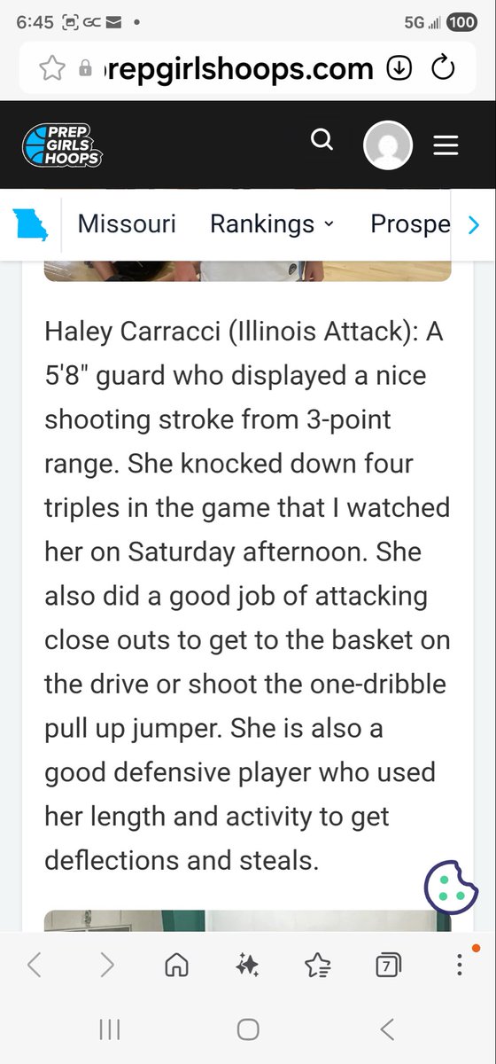 hcaracci3's tweet photo. Thank you @PrepGirlsHoops for the great write up! https://t.co/f76Axu19Cl