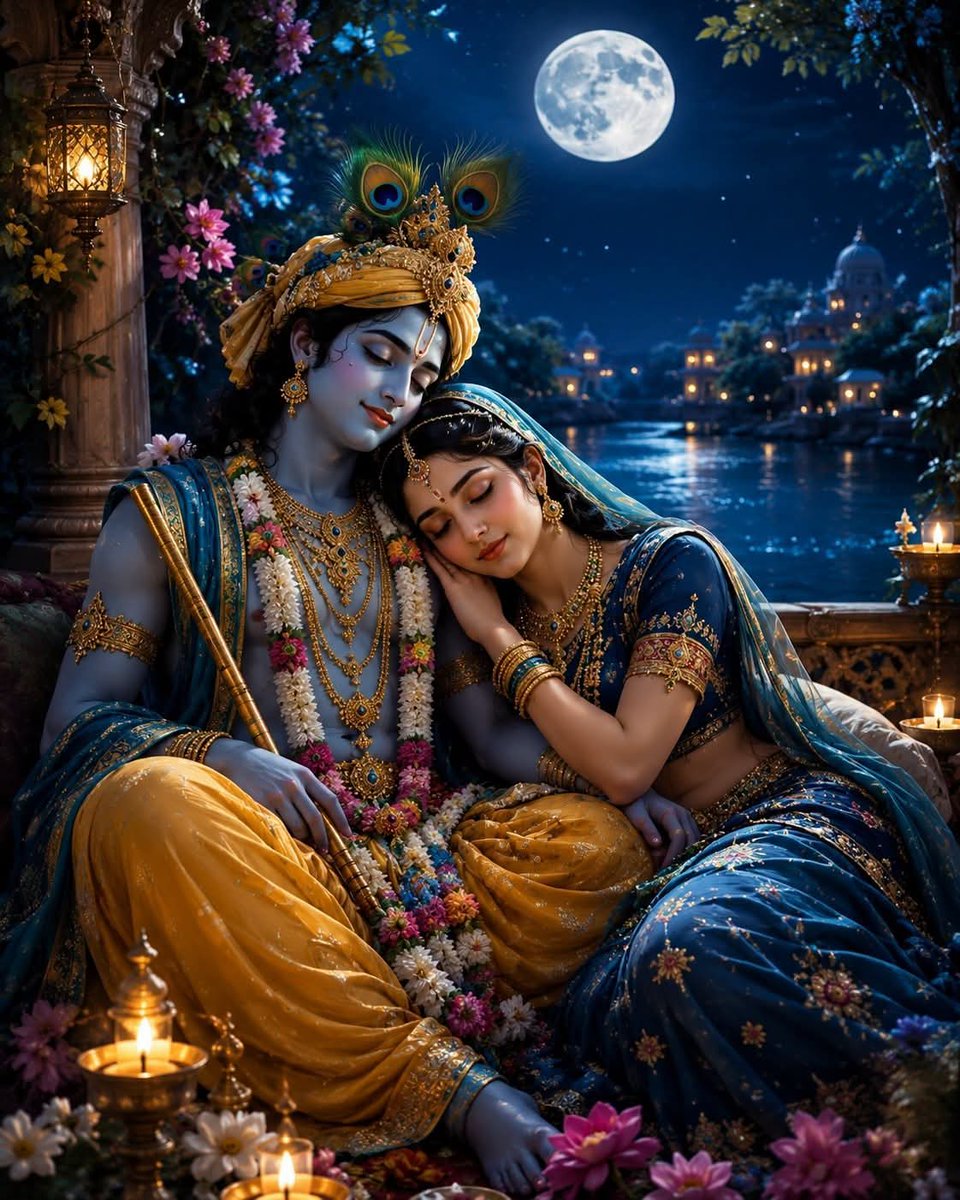 AnjuJha05's tweet photo. ✨🦞 शुभ रात्रि राधे राधे ✨🦞🌺

राधा रानी की असीम कृपा आपके जीवन से हर चिंता और दुख को दूर करे।
श्रीकृष्ण का प्रेम, शांति और आनंद आपके हृदय में सदैव बना रहे।
ईश्वर करे आपकी हर रात सुकून भरी हो और आने वाला प्रत्येक प्रभात नई आशा, नई ऊर्जा और नई खुशियाँ लेकर आए।

🌾🌺राधे राधे🌻🌾 शुभ रात्रि🦞🙏💛🌸
