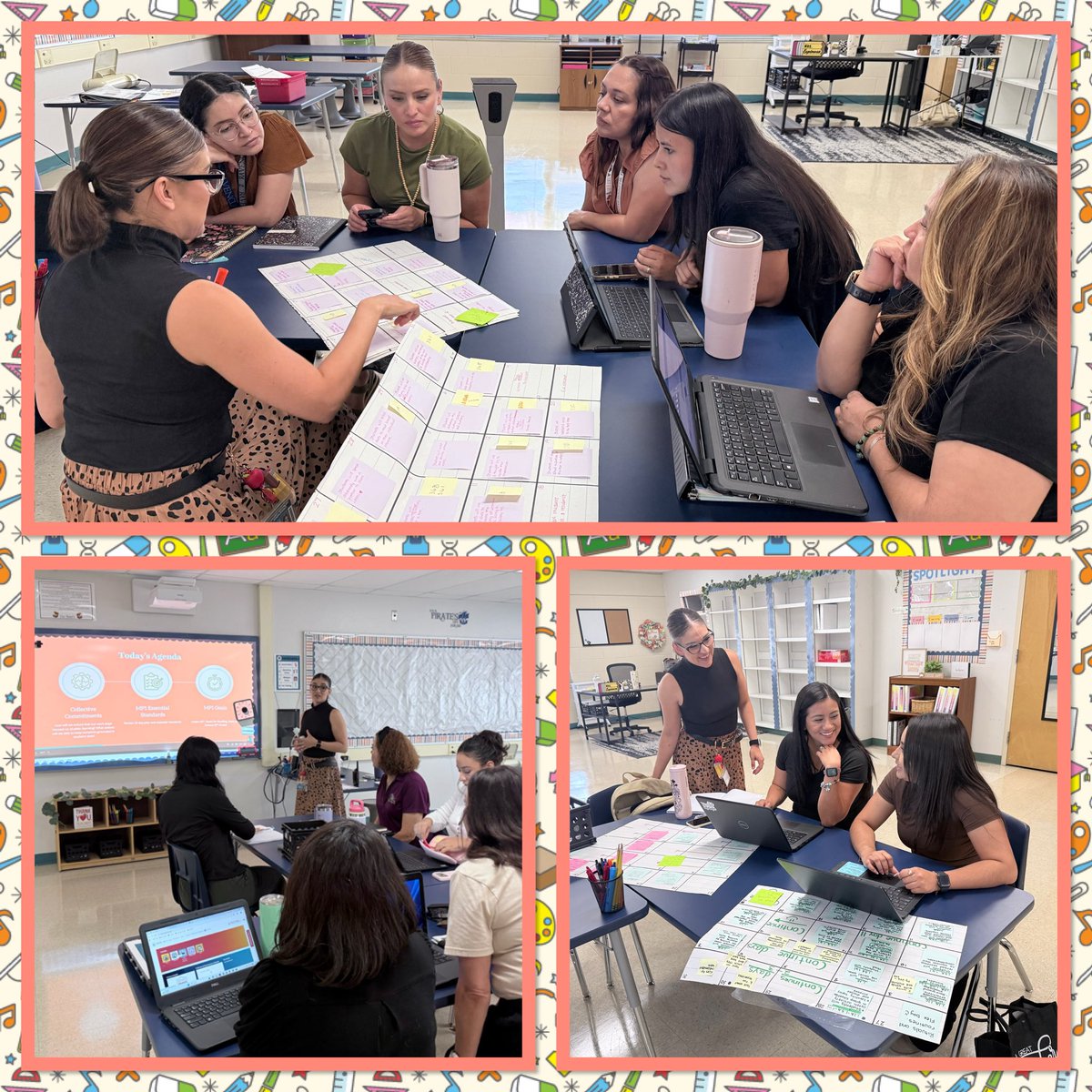 NoraMacias_MCE's tweet photo. ๐โ Our first CLT Meeting of the year was led by @Espinosa_MCE โand she handled it like a pro! Weโre excited to see our teachers collaborating, growing, and strengthening instruction together. So proud of her leadership! ๐๐ดโโ ๏ธ#SetSailWithWonder #LearningIsTheTreasure #TeamSISD https://t.co/r2VWiZbJ2w