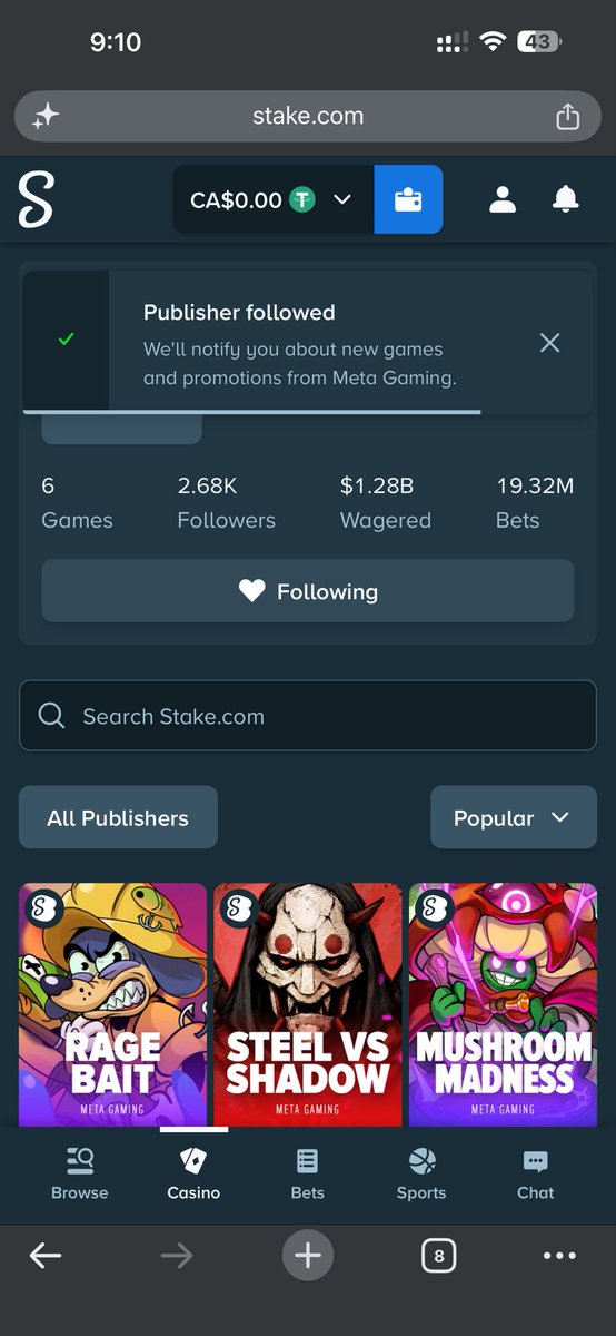 nam1i_'s tweet photo. @metagamingslots Stake: Nnam1i https://t.co/SYbD2x2cun