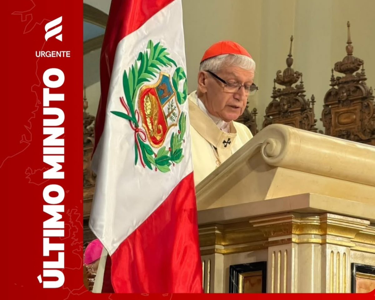 delurens's tweet photo. Después de su homilia sesgada y con fines políticos el cardenal @arzolima ya se habrá enterado que el Vaticano dispuso su cambio. 
Bien por el Perú @Pontifex ya era hora. https://t.co/94Vd6vVlyM