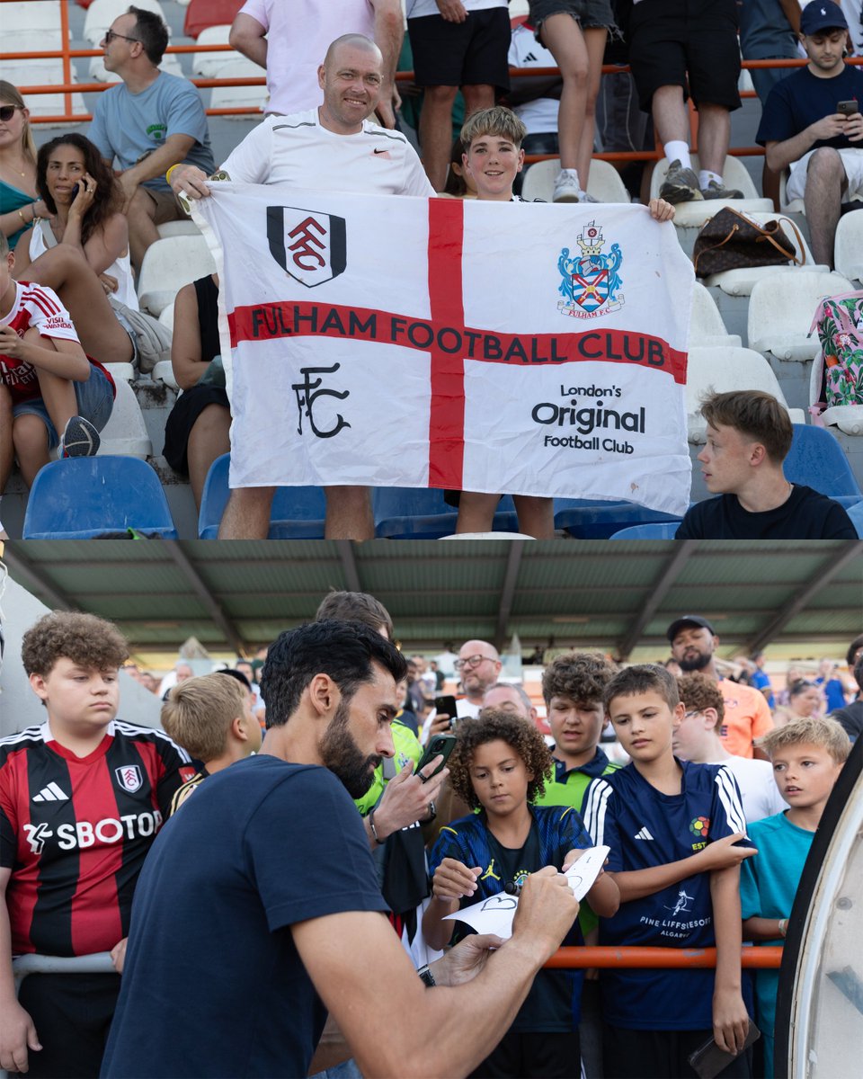 FulhamFC's tweet photo. Such good support in Albufeira yesterday. 🥰 https://t.co/CnSIiyNoWz
