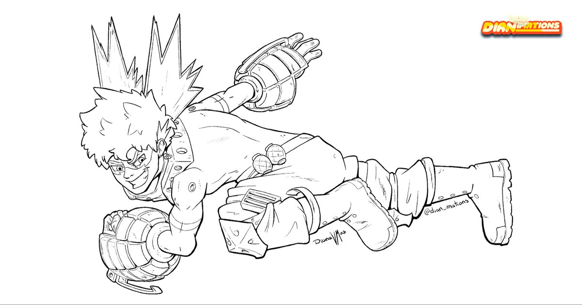 DianaVMosquera's tweet photo. The Great Explosion Murder God Dynamight himself!!

#mha #mhafanart #bnha #bakugo #katsukibakugo https://t.co/W8nBXHE8SD